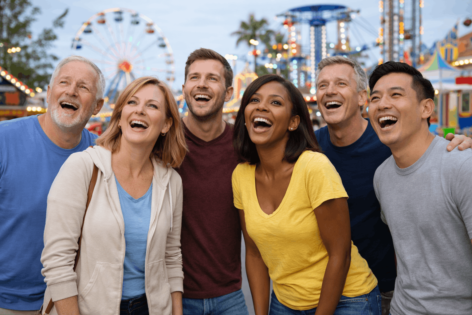 Groupe collegues sortie entreprise vendesia